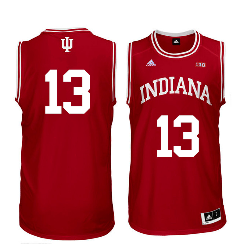 Men Indiana Hoosiers #13 Juwan Morgan College Basketball Jerseys Sale-Red